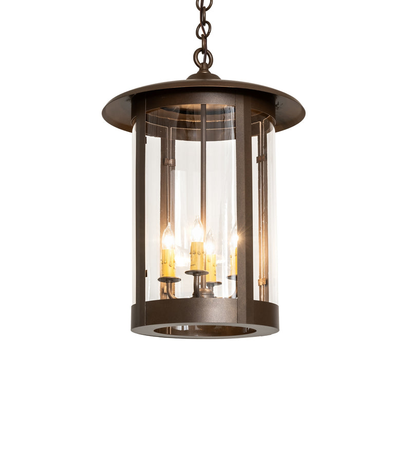 Meyda Tiffany 269298 Four Light Pendant, Tyler Bronze