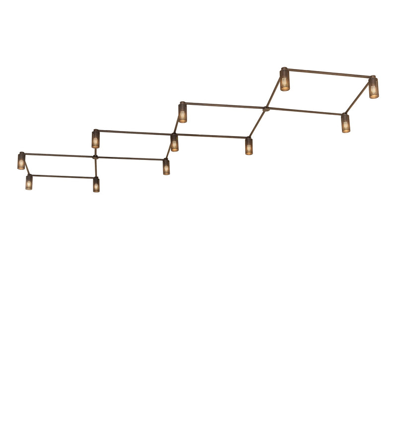 Meyda Tiffany 269307 11 Light Flush Mount, Tyler Bronze