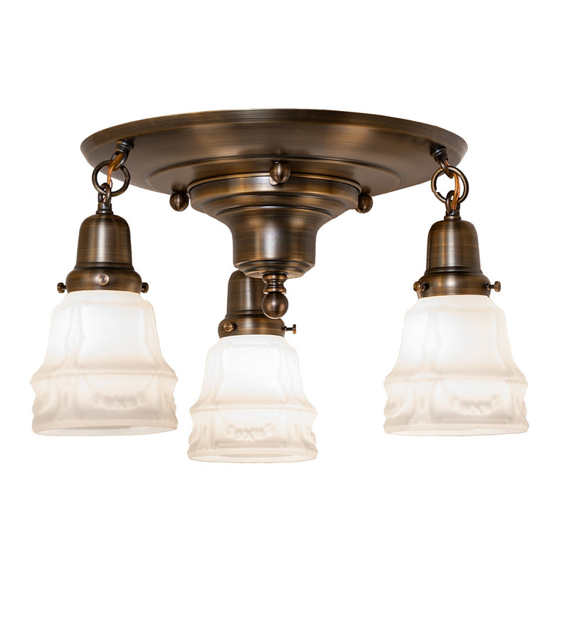 Meyda Tiffany 283654 Three Light Flush Mount