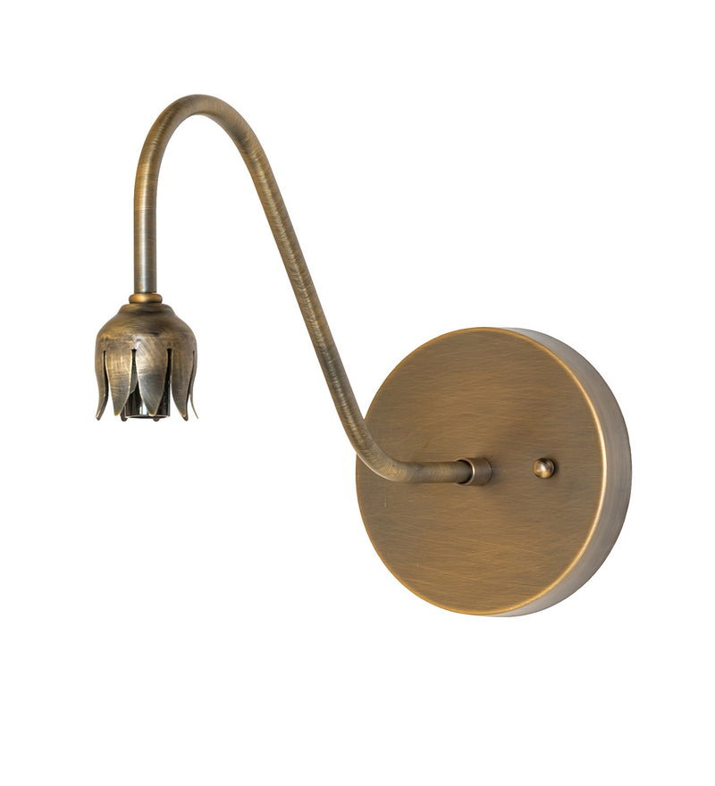 Meyda Tiffany 287194 One Light Wall Sconce Hardware, Antique Brass