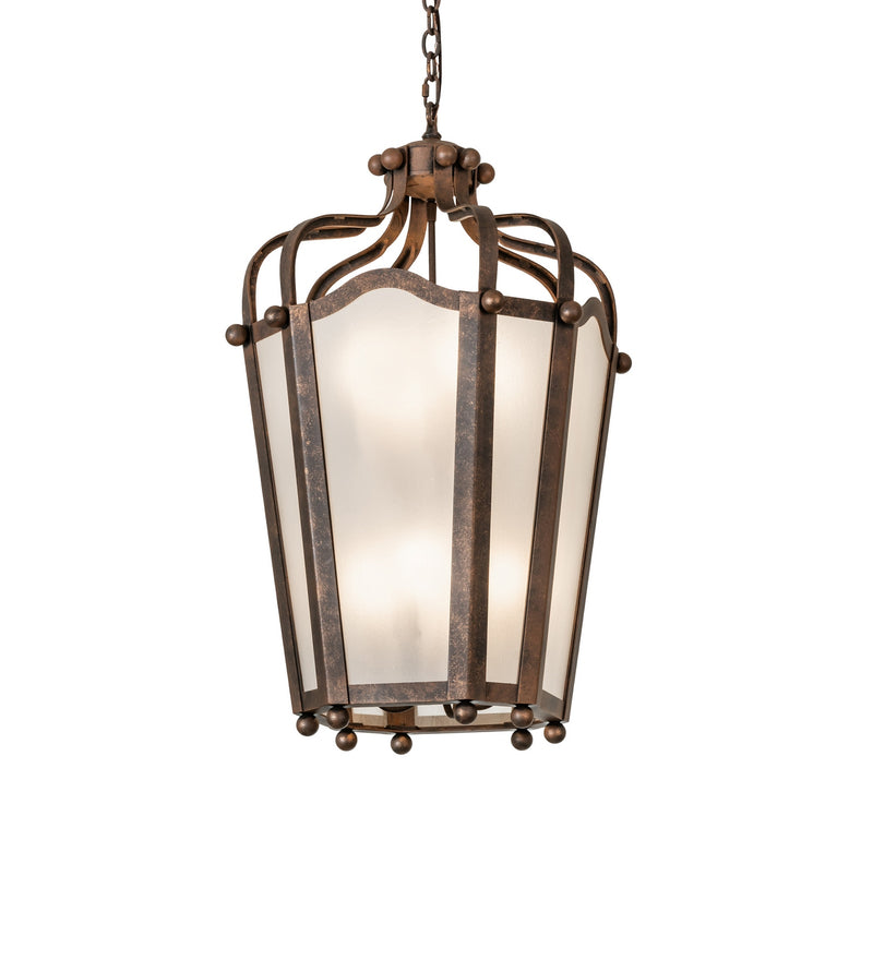 Meyda Tiffany 287464 Eight Light Pendant, Antique Rust