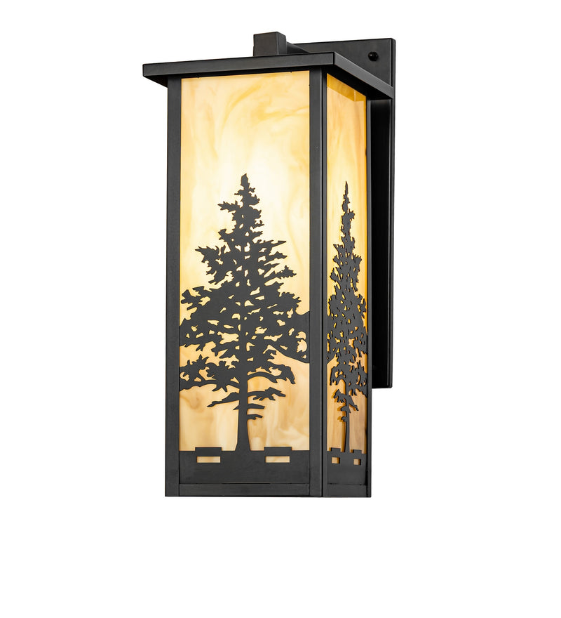 Meyda Tiffany 287853 One Light Wall Sconce, Craftsman Brown