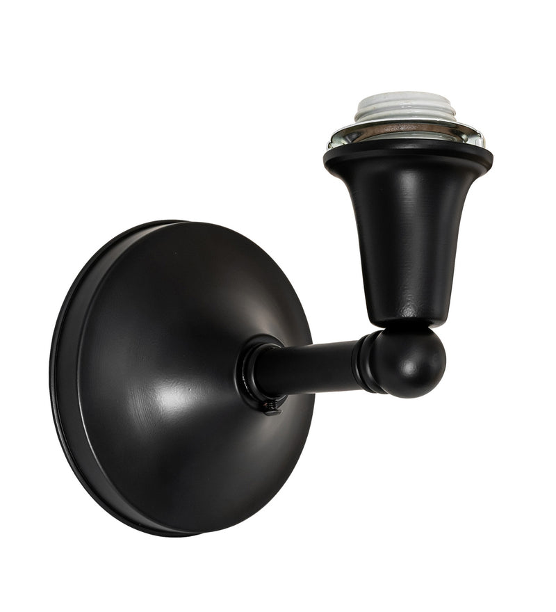 Meyda Tiffany 289143 One Light Wall Sconce Hardware, Solar Black