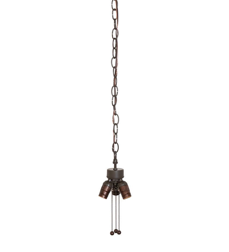 Meyda Tiffany 290335 Three Light Pendant Hardware, Timeless Bronze