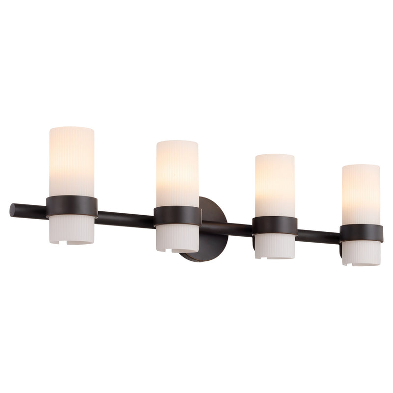 Quorum 5169-4-36 Four Light Vanity, Bronze