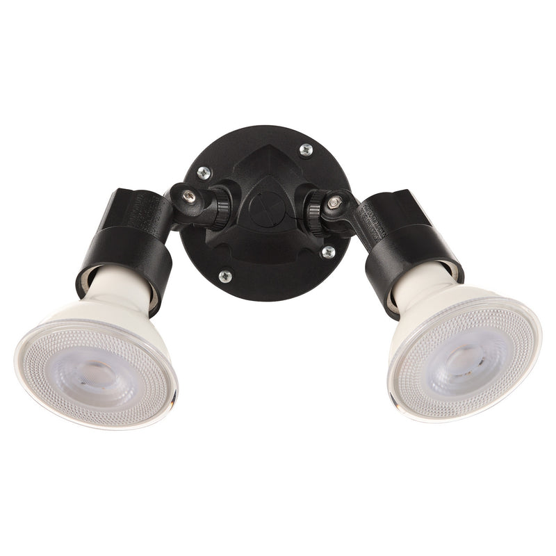Quorum 694-2-15 Two Light Wall Mount, Black
