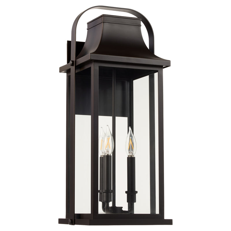 Quorum 741-23-36 Three Light Lantern, Bronze
