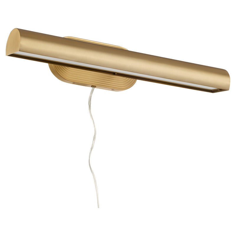 Quorum 9228-80 LED Picture Light, Aged Brass