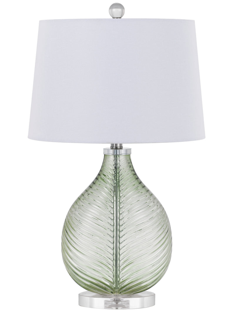 Cal Lighting BO-3210TB One Light Table Lamp, Lime