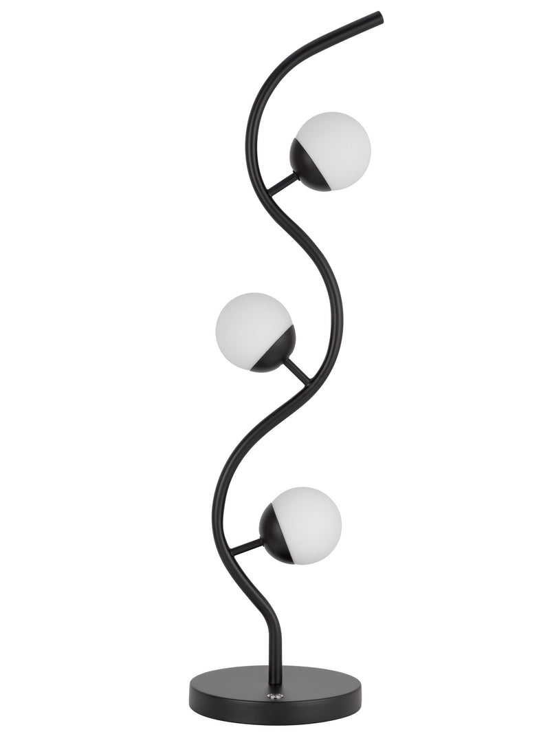 Cal Lighting BO-3215TB LED Table Lamp, Black