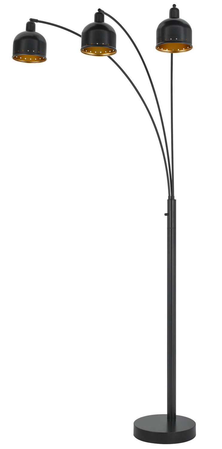 Cal Lighting BO-3231-3-DB Three Light Floor Lamp, Dark Bronze