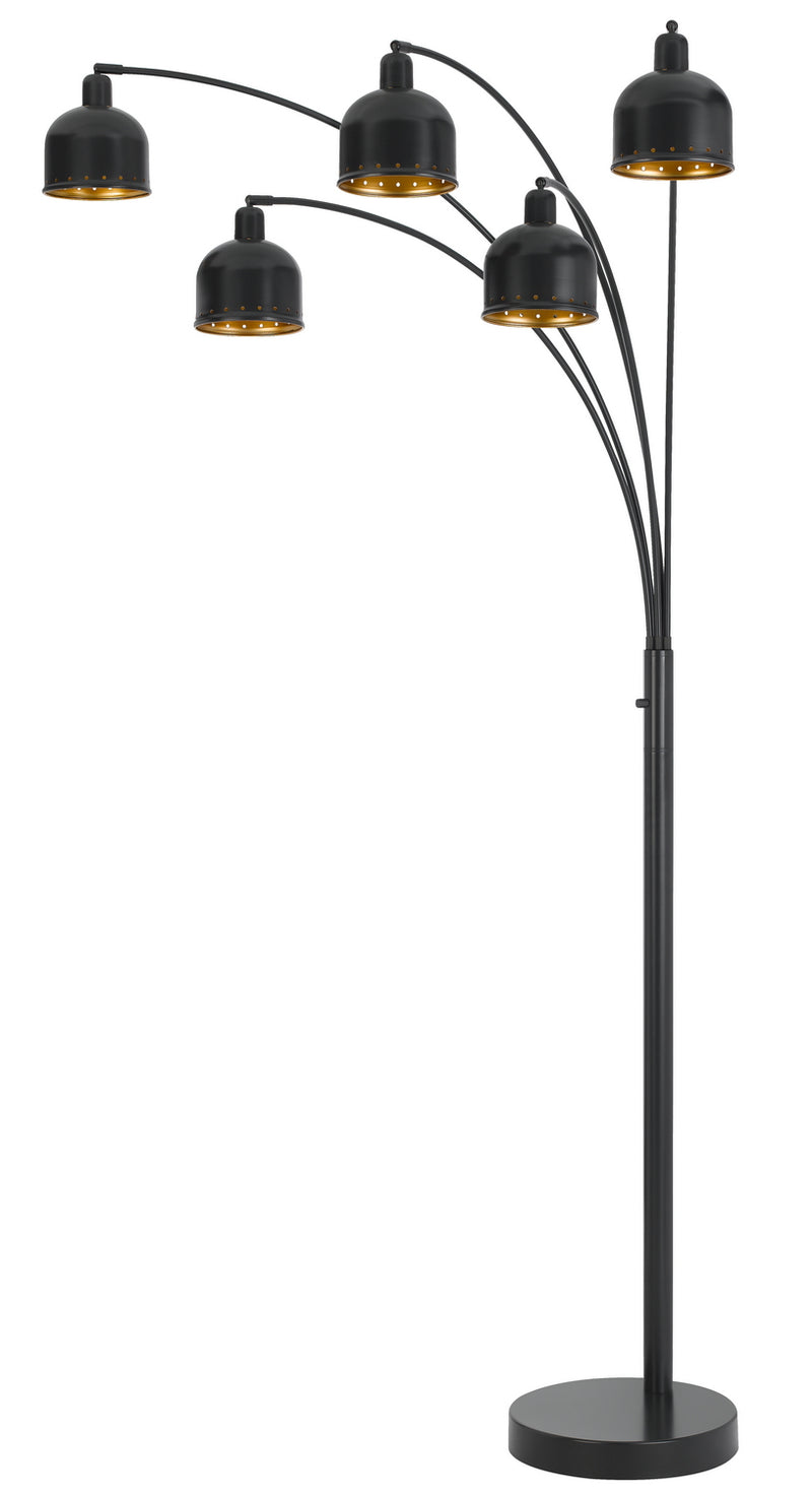 Cal Lighting BO-3231-5-DB Five Light Floor Lamp, Dark Bronze