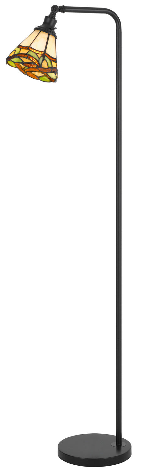 Cal Lighting EC-1000FL One Light Floor Lamp, Bk