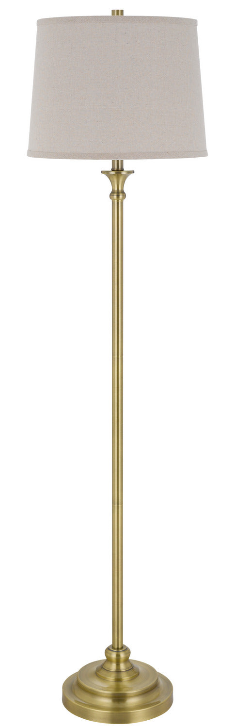 Cal Lighting EC-1006FL One Light Floor Lamp, Ab