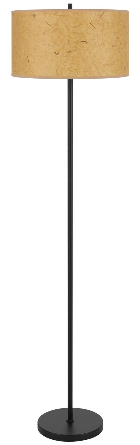 Cal Lighting EC-1013FL One Light Floor Lamp, Bk