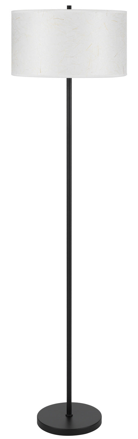 Cal Lighting EC-1014FL One Light Floor Lamp, Bk