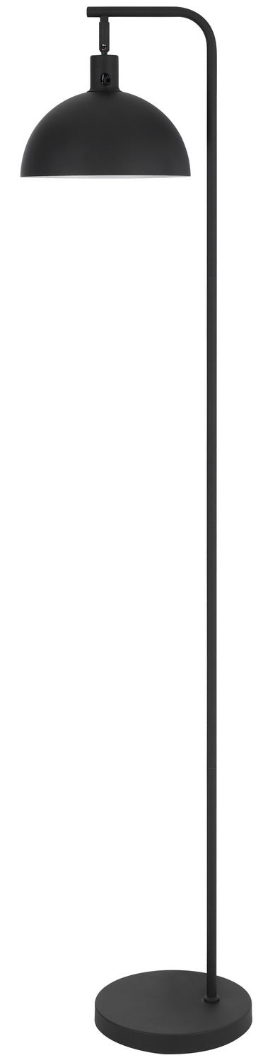 Cal Lighting EC-1017FL One Light Floor Lamp, Bk