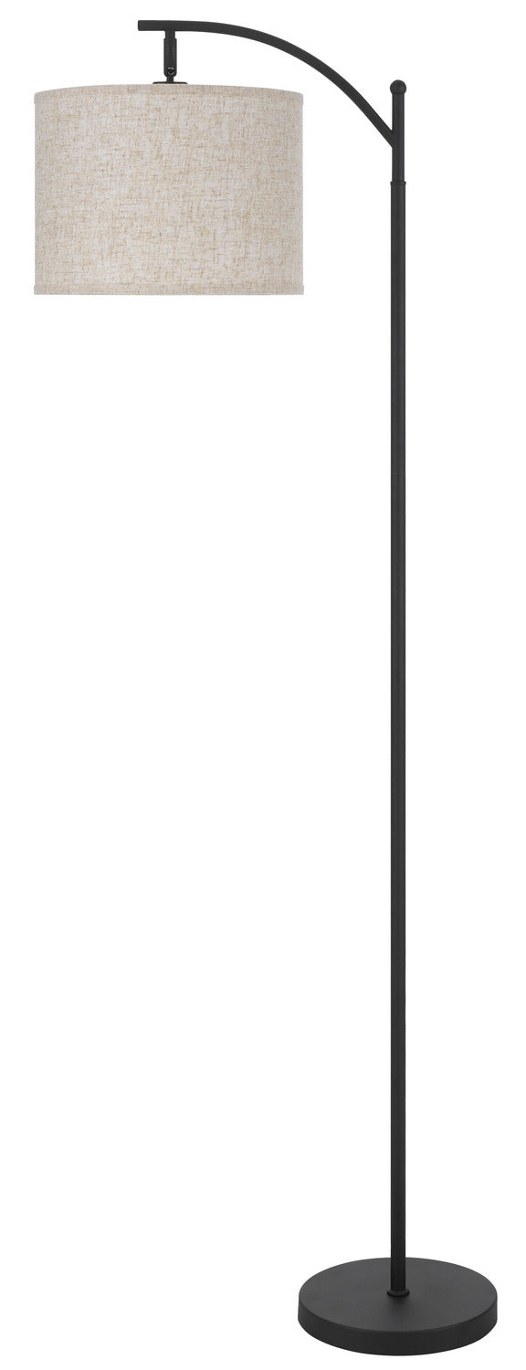 Cal Lighting EC-1018FL One Light Floor Lamp, Bk