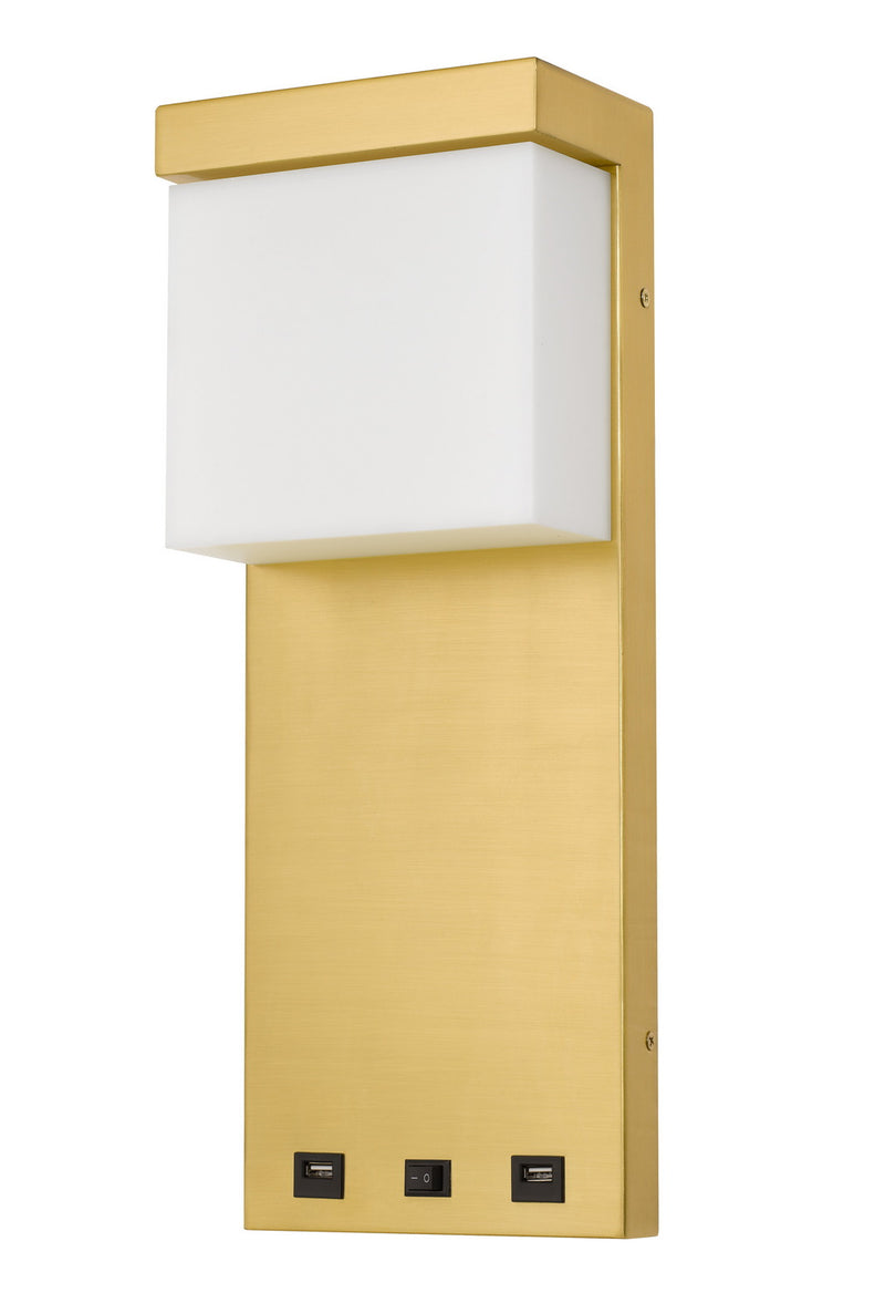 Cal Lighting LA-8034 LED Wall Sconce, Santin Gold