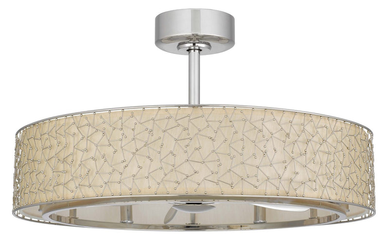 Cal Lighting CF-1001 Ceiling Fan, Chrome