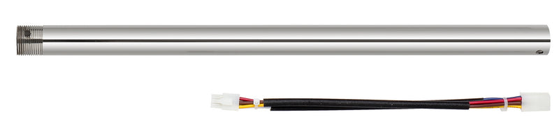 Cal Lighting CF-1001-ROD-18 Extension Rod, Brushed Steel