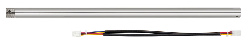 Cal Lighting CF-1001-ROD-24 Extension Rod, Brushed Steel