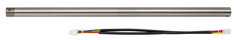 Cal Lighting CF-1002-ROD-24 Extension Rod, Brushed Steel