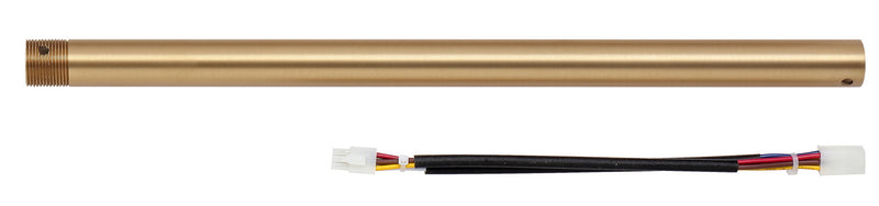 Cal Lighting CF-1003-ROD-18 Extension Rod, Antique Brass/Black