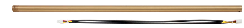 Cal Lighting CF-1003-ROD-36 Extension Rod, Antique Brass/Black