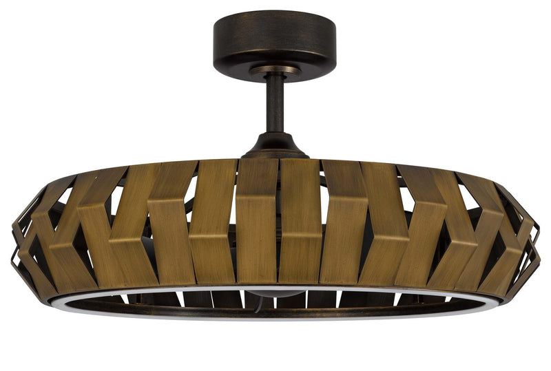 Cal Lighting CF-1005 Ceiling Fan, Bronze Patina