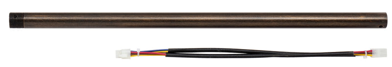 Cal Lighting CF-1005-ROD-24 Extension Rod, Bronze Patina