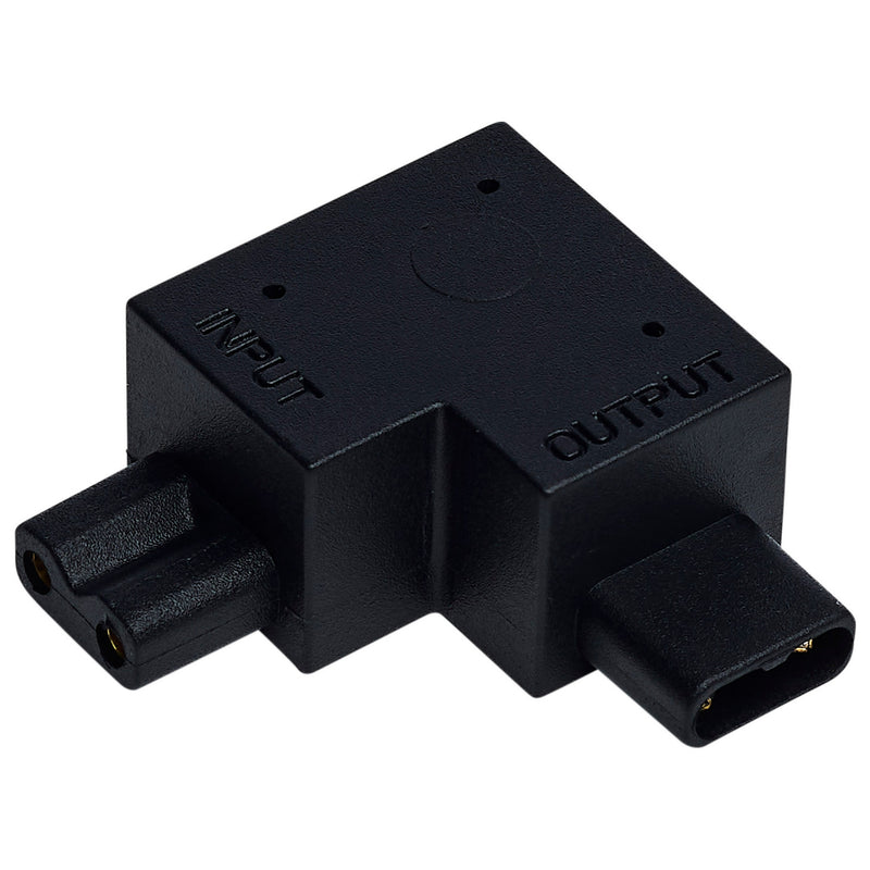 Nuvo Lighting 63-465 L-Connector, Black