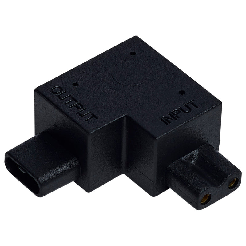 Nuvo Lighting 63-466 L-Connector, Black
