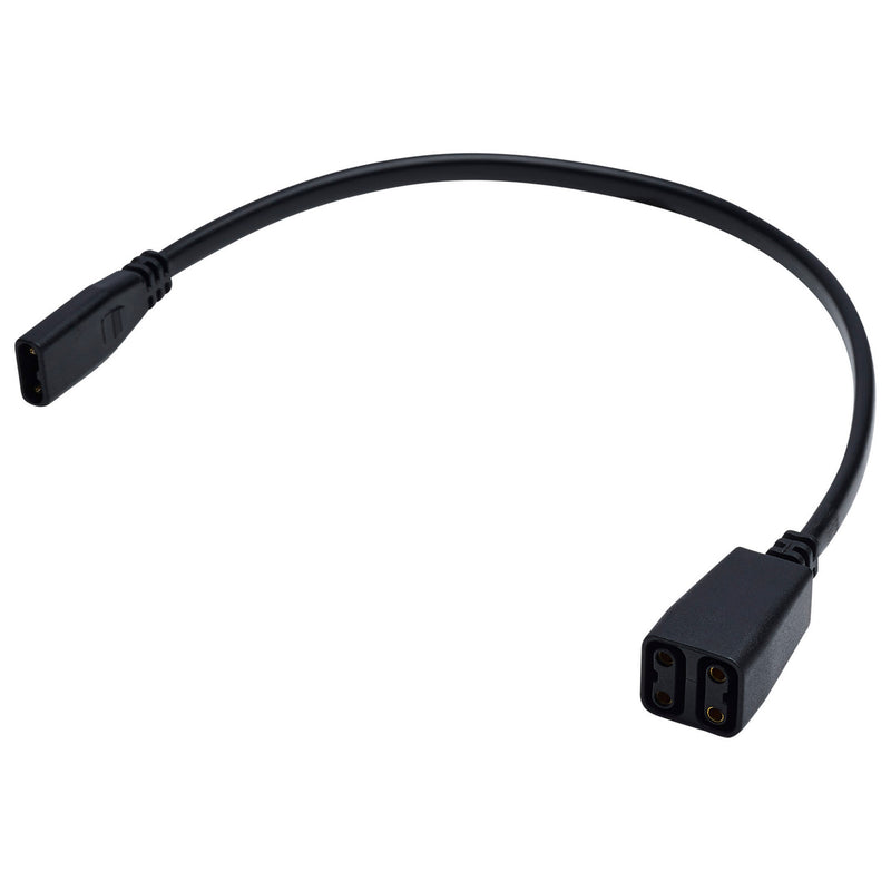 Nuvo Lighting 63-467 Cable Splitter Single To Doubl, Black