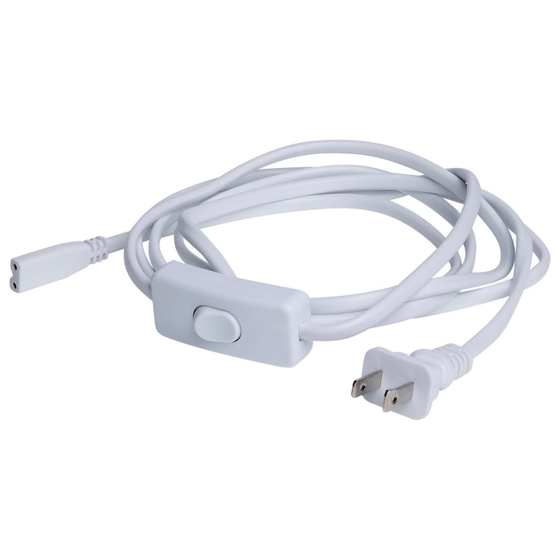 Nuvo Lighting 63-411 8Ft Line Switch & Power Cord, White