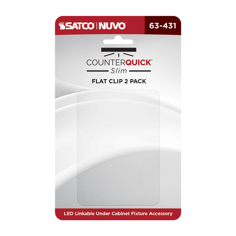 Nuvo Lighting 63-431 Counterquickslim Clip Flat