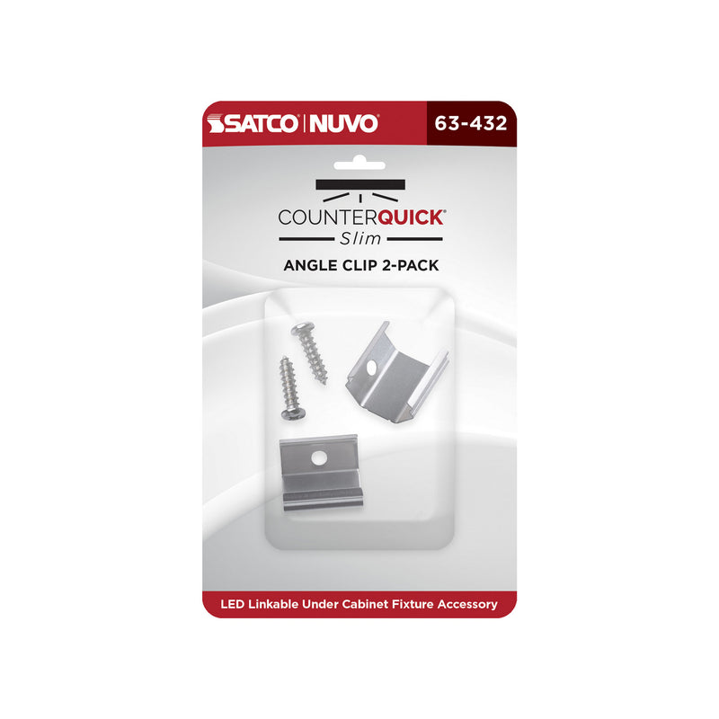 Nuvo Lighting 63-432 Counterquickslim Clip Angle