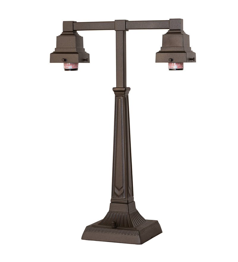 Meyda Tiffany 287929 Two Light Table Base, Oil Rubbed Bronze
