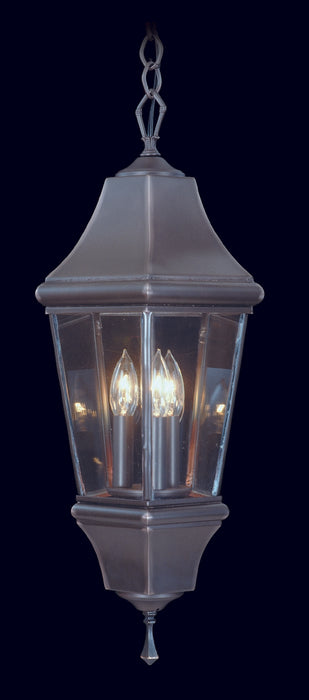 Framburg 8738 SBR Three Light Exterior Ceiling Mount, Siena Bronze