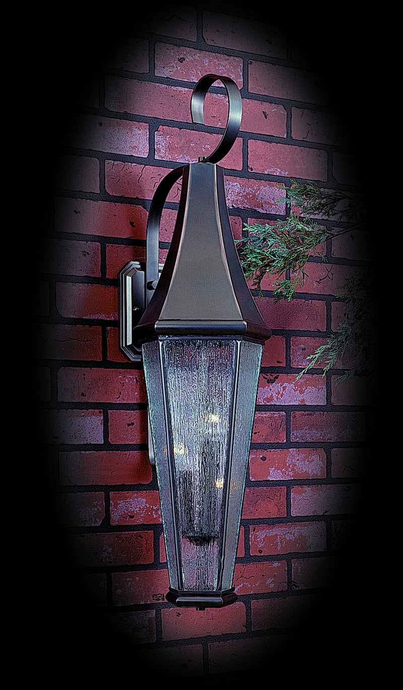 Framburg 8925 SBR Three Light Exterior Wall Mount, Siena Bronze