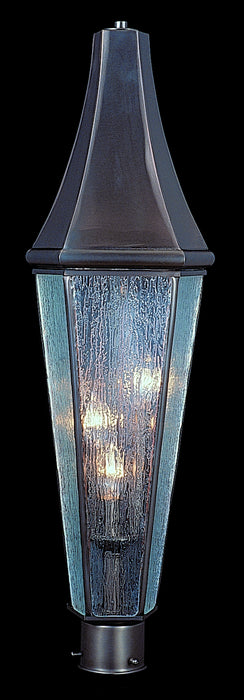 Framburg 8926 SBR Three Light Exterior Post Mount, Siena Bronze