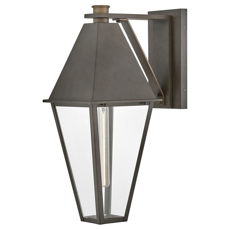 Hinkley 28869BLB LED Wall Mount Lantern, Blackened Brass