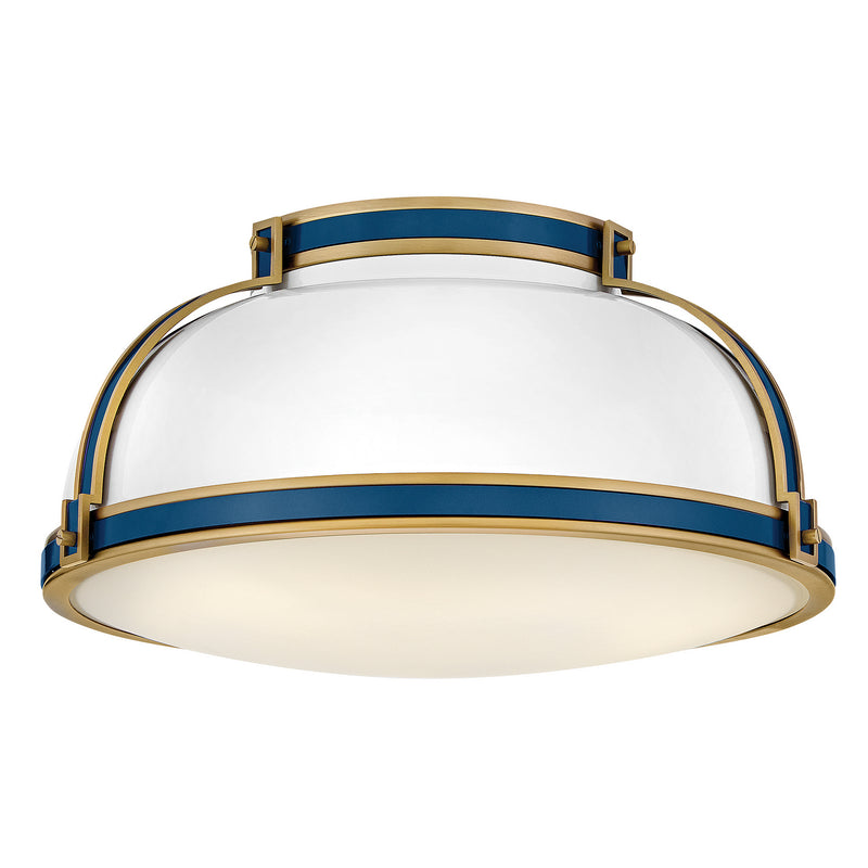 Hinkley 46353GW-LCB LED Flush Mount, Gloss White