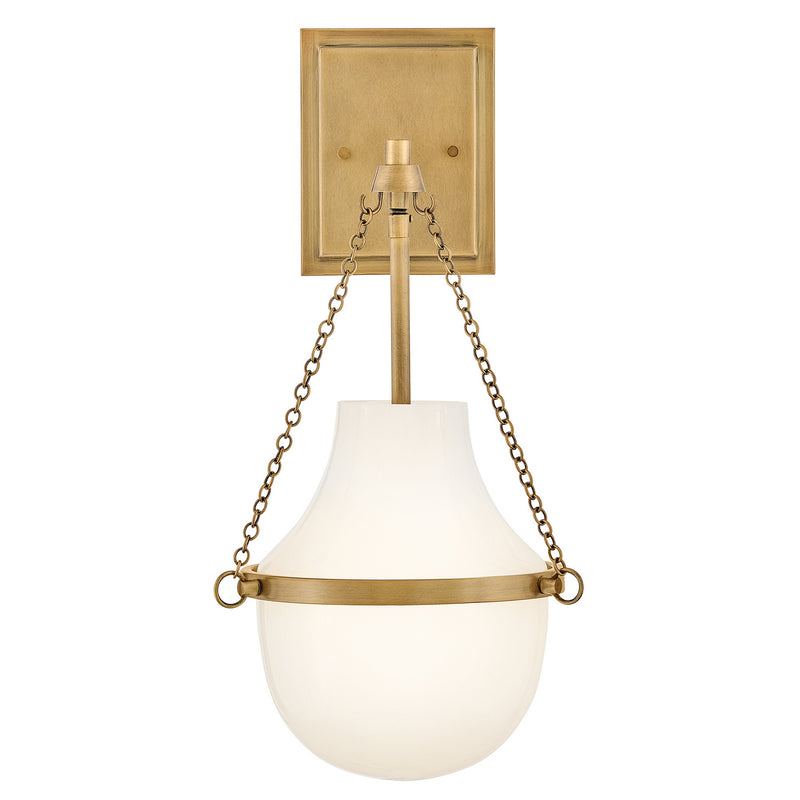 Hinkley 46890HB LED Wall Sconce, Heritage Brass