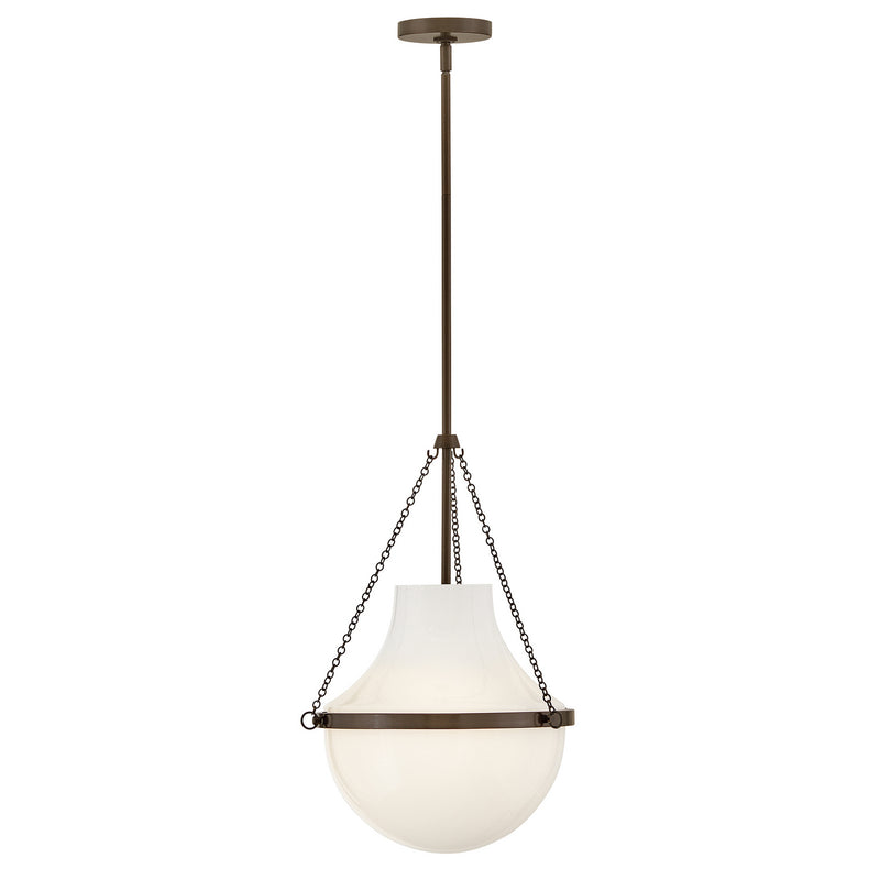 Hinkley 46897HZ LED Pendant, Heritage Bronze