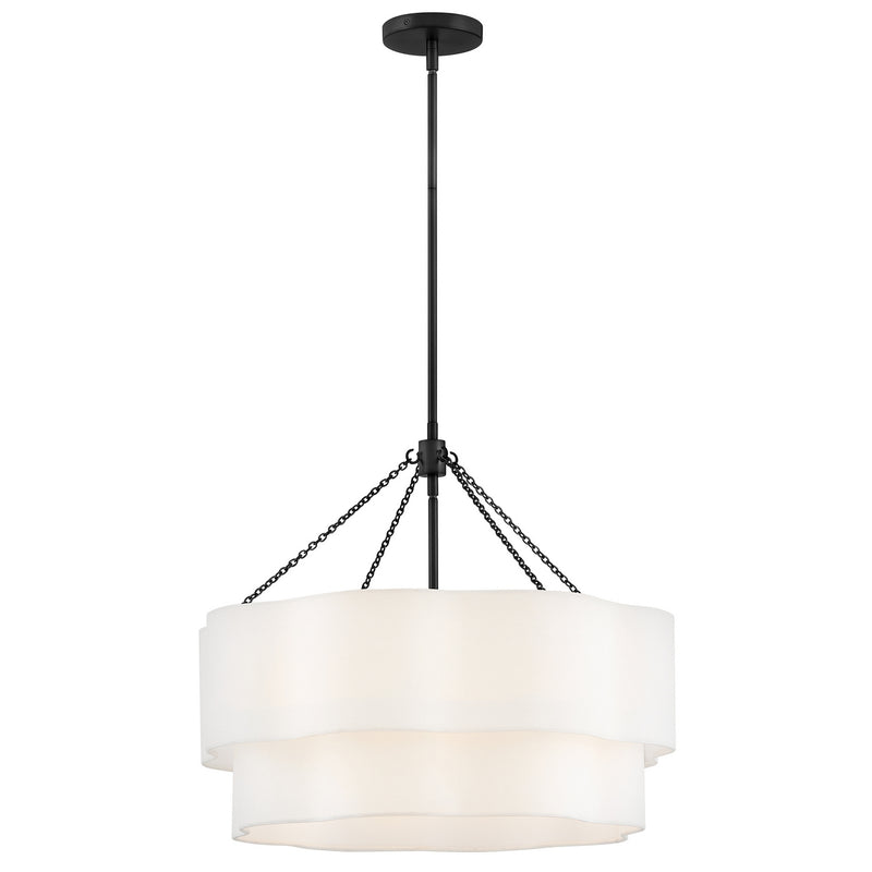 Hinkley 47734BK LED Chandelier, Black