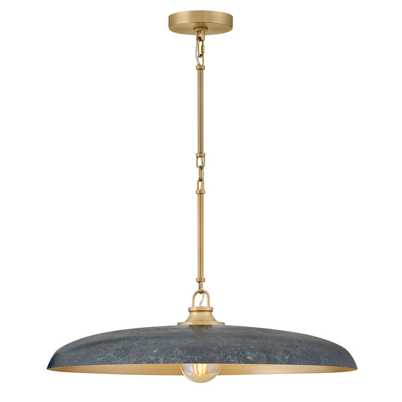 Hinkley 48165LCB-AV LED Chandelier, Lacquered Brass