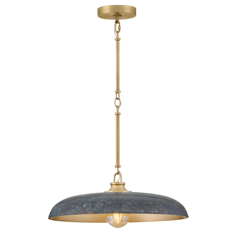 Hinkley 48167LCB-AV LED Pendant, Lacquered Brass