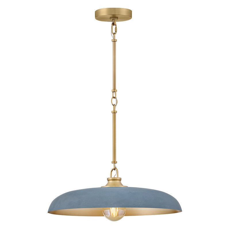 Hinkley 48167LCB-VTD LED Pendant, Lacquered Brass