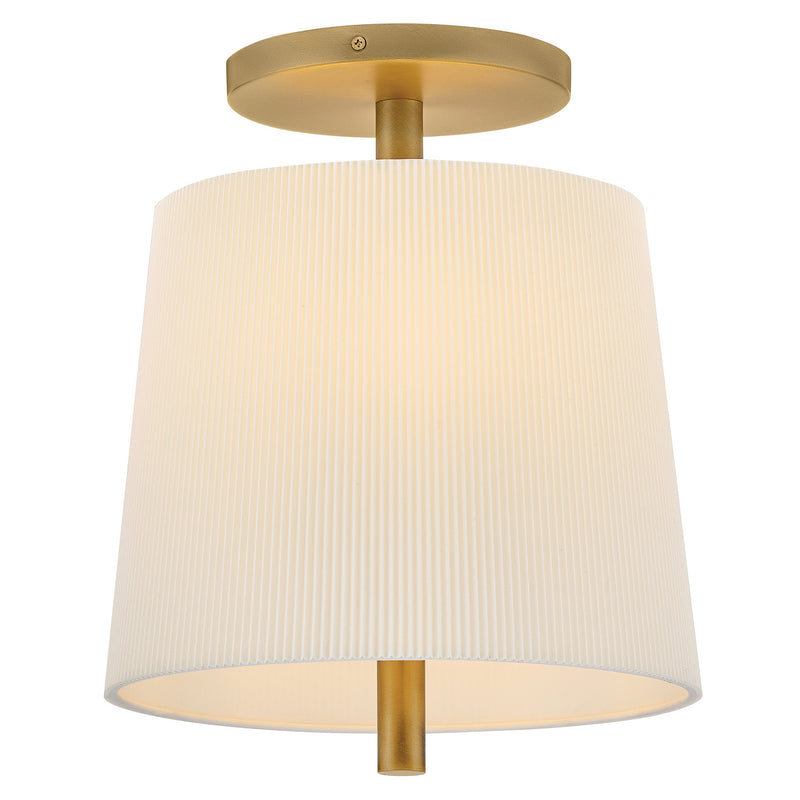 Hinkley 48533HB LED Semi-Flush Mount, Heritage Brass